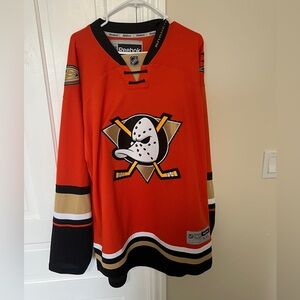 Anaheim Ducks XXL orange third jersey by Reebok from 2015-2017 seasons